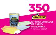 Shield Kit Para Cuidados De Carro Microfibra