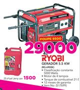 Ryobi 5.5KW Gerador RG-6900K
