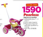 Peerless Triciclo Super Inclui cesto traseiro