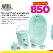 Baby Care Conjunto De macarrao de Bebe 7 menta peca