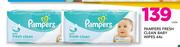 Pampers Fresh Clean Baby Wipes-64s cada
