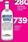 Absolut Vodka-750ml