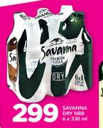 Savanna Dry NRB-6 x 330ml