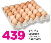 5 dúzia mistura de ovos Galavos
