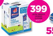 Leite Fresco Gordo Clover-6 x 1 Ltr