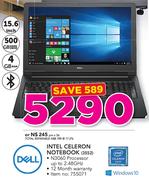 Dell 15.6" Intel Celeron Notebook 3552
