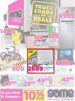 Game Namibia : Windhoek Truck Loads Of Deals (12 Oct - 24 Oct 2017), page 1