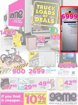 Game Namibia : Windhoek Truck Loads Of Deals (12 Oct - 24 Oct 2017), page 1