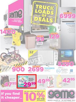 Game Namibia : Windhoek Truck Loads Of Deals (12 Oct - 24 Oct 2017), page 1