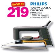Philips 1000W Classic Dry Iron HD1172 27