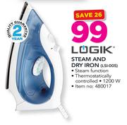 Logik Steam And Dry Iron LSI-005