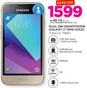 Samsung Dual Sim Smartphone Galaxy J1 Mini Gold