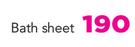 Pierre Cardin Bath Sheet-Each