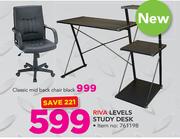 Riva Classic Mid Chair Black