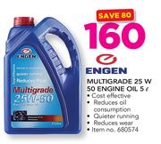 Engen Multigrade 25w 50 Engine Oil-5ltr