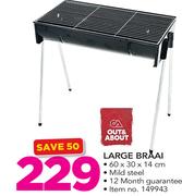 Out & About Large Braai 60x30x14cm