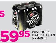 Windhoek Draught Can-6x440ml