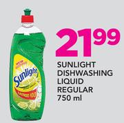 Sunlight Dishwashing Liquid Regular-750ml