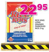 Rice King Long Grained Parboiled Rice-2kg