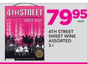4Th Street Sweet Wine-3ltr Each