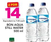 Bon Aqua Still Water-2x500ml