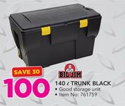 Big Jim 140Ltr Trunk Black