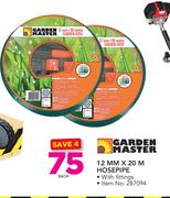 Garden Master 12mm x 20m Hosepipe-Each