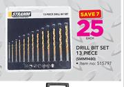 Stramm Drill Bit Set 13 Piece SMM9480-Each