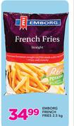Emborg French Fries-2.5Kg