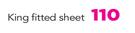 Design Studio King Fitted Sheet
