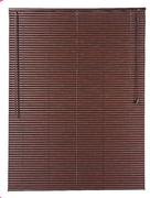 Decorland Ready Made 25MM PVC Venetian Blinds Espresso-1600W x 1600H mm