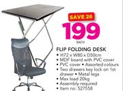 Flip Folding Desk-Each