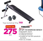 Trojan Sit Up 110 Exercise Bench