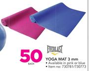 Everlast Yoga Mat-3mm Each