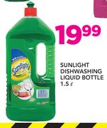 Sunlight Dishwashing Liquid Bottle-1.5Ltr