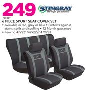 Stingray 6 Piece Sport Seat Cover Set