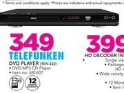 Telefunken DVD Player TDV-322