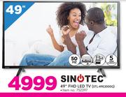 Sinotec 49" FHD LED TV STL-49E2000G