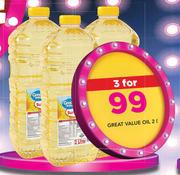 Great Value Oil-3x2Ltr
