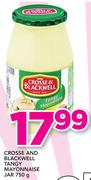 Crosse And Blackwell Tangy Mayonnaise Jar-750g