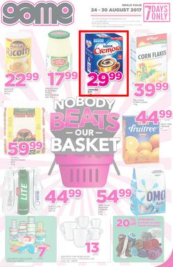 Game Zambia : Nobody Beats Our Basket (24 Aug - 30 Aug 2017), page 1