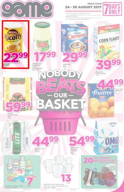 Game Zambia : Nobody Beats Our Basket (24 Aug - 30 Aug 2017), page 1