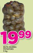 Buya Bumba Potatos-5Kg