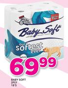 Baby Soft 2 Ply-18's Pack