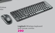 Logitech Wireless Keyboard And Mouse Combo