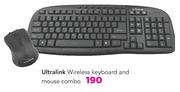 Ultalink Wireless Keyboard And Mouse Combo