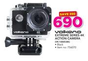 Volkano Extreme Series 4K Action Camera VK-10005-BK