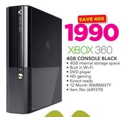 Xbox 360 4GB Console Black