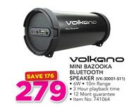 Volkano Mini Bazooka Bluetooth Speaker VK-30001-S11