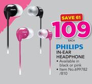 Philips In-Ear Headphone-Each
